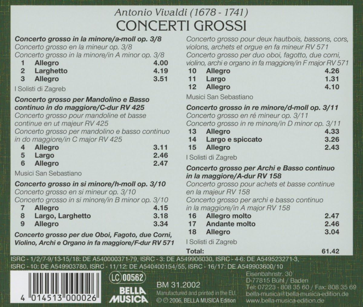 Concerti Grossi