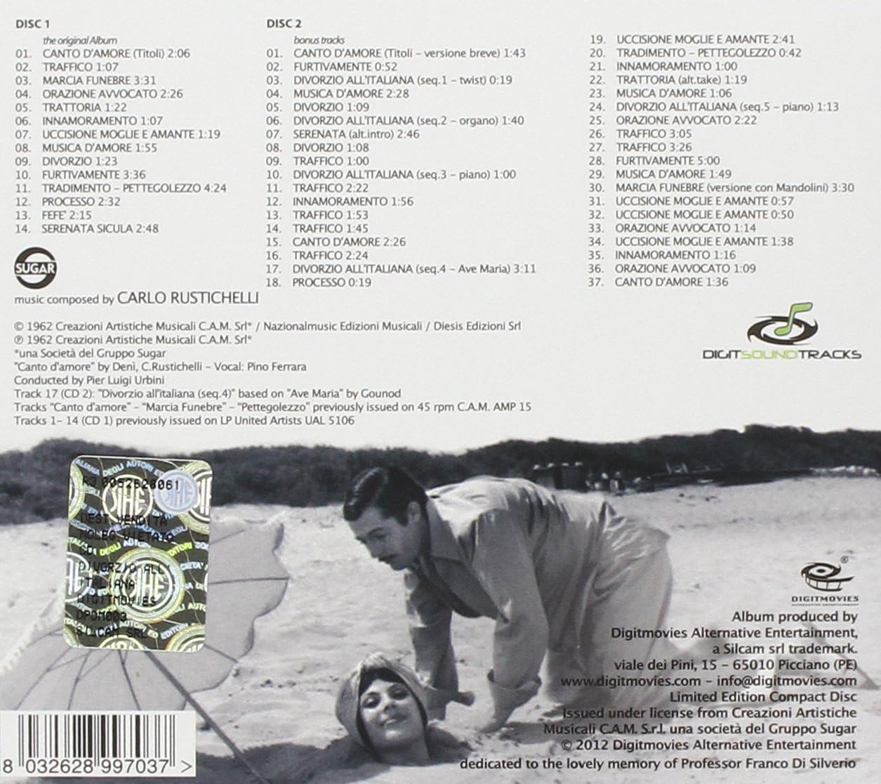 Divorzio All'Italiana Divorce Italian Style Soundtrack