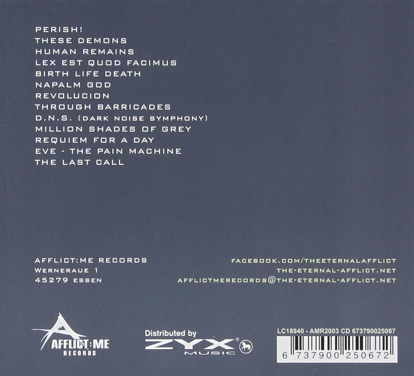 The Eternal Afflict - Birth Life Death (CD)