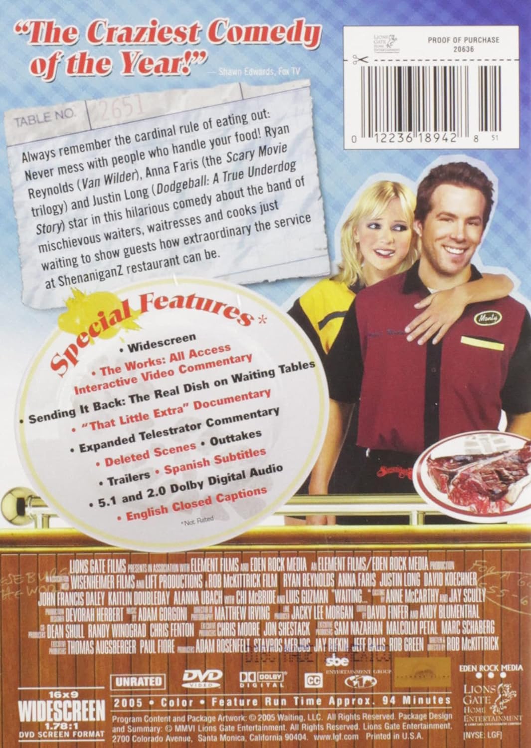 Waiting... (Two-Disc Widescreen Edition