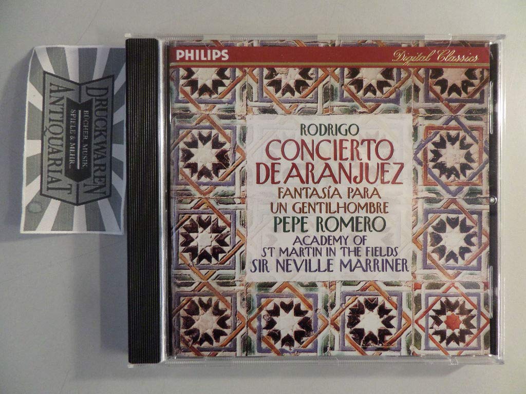 Rodrigo: Concierto de Aranjuez; Fantasía para un Gentilhombre