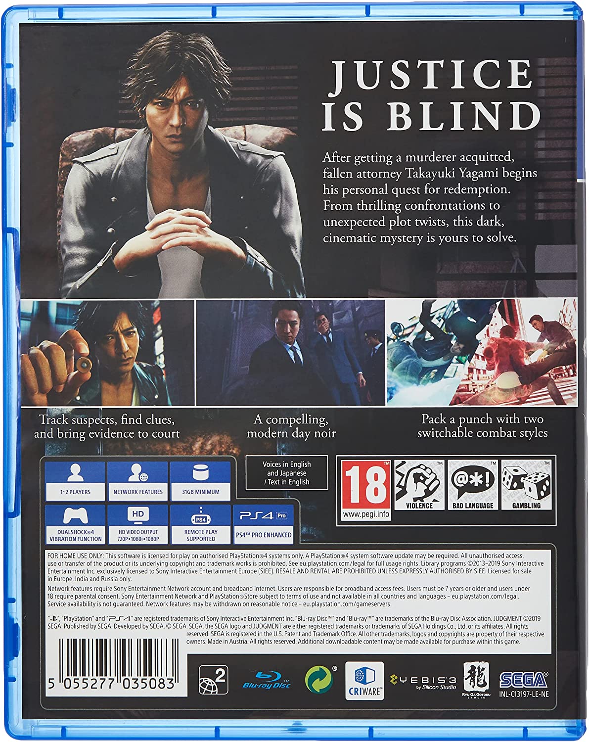 Judgment (Playstation 4) (PS4