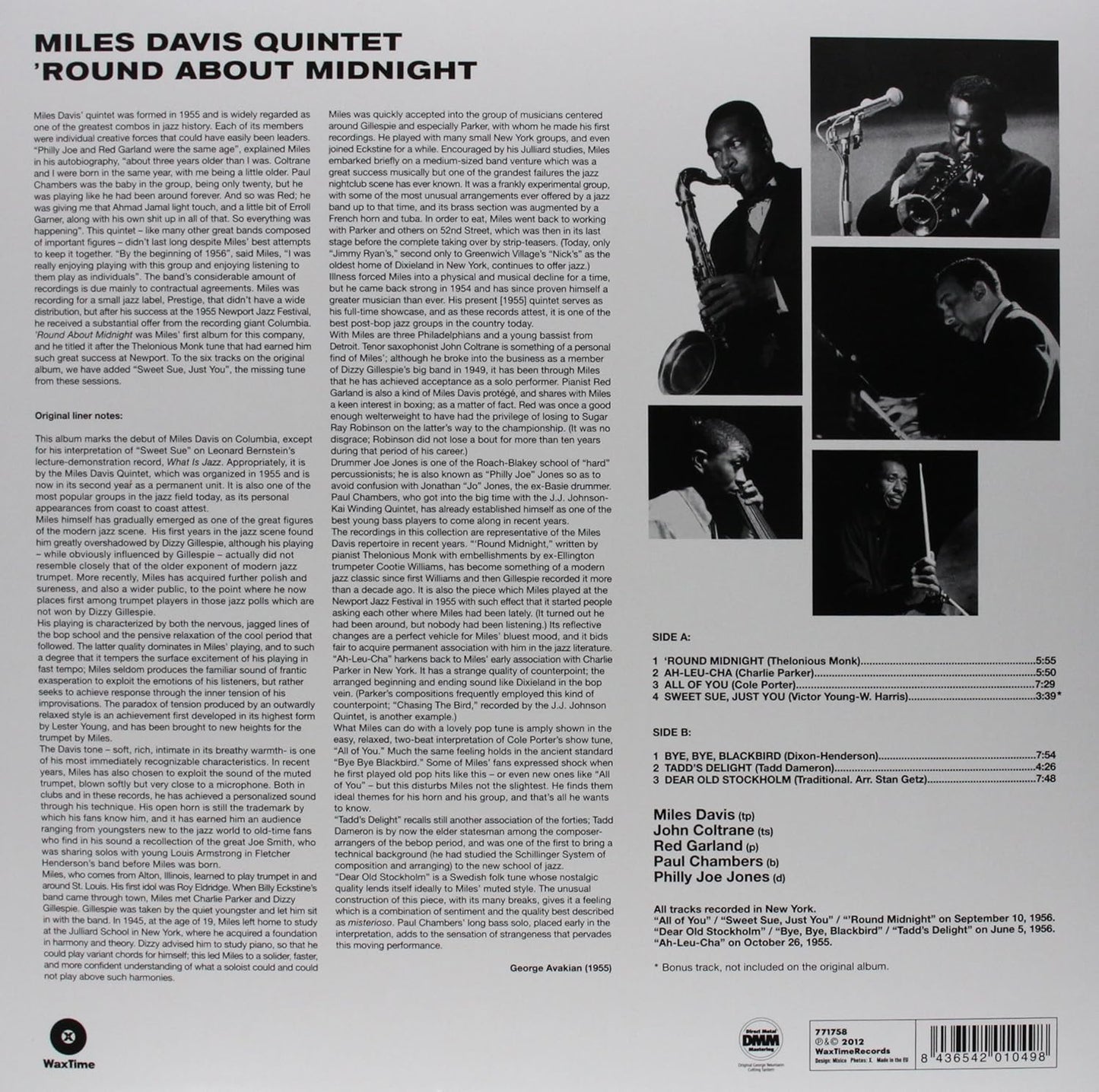 Round About Midnight + 1 Bonus Track