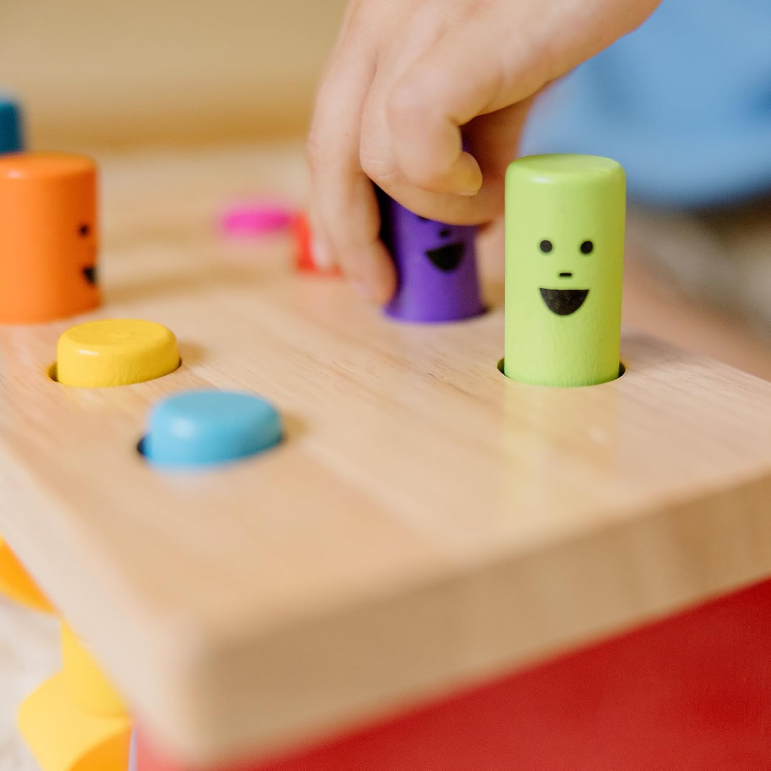 Melissa & Doug Luxe Houten hamerbank | Houten Speelgoed voor Kinderen | Ontwikkelingsspeelgoed | 3+ | Cadeau voor meisjes en jongens