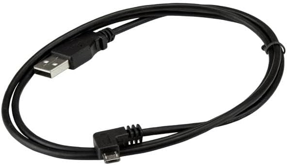 StarTech.com Micro-USB Charge-and-Sync Cable M/M - Right-Angle Micro-USB - 30/24 AWG - 1 m (3 ft.