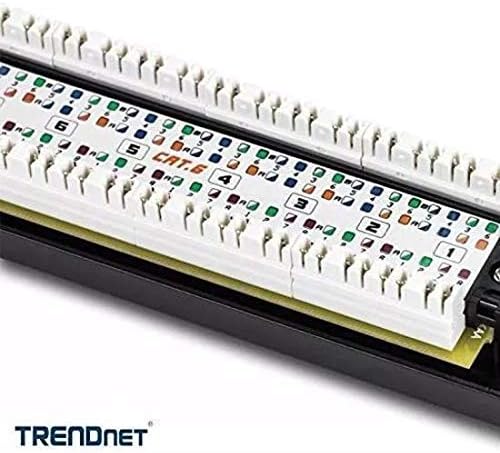 Trendnet 16-port Cat6 Unshielded Patch Panel 1000Base-T, Ethernet/Fast Ethernet/Gigabit Ethernet, Cat6, ANSI/EIA/TIA 568-B.2-1 ISO/IEC 11801