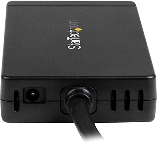 StarTech.com 3 Port USB C Hub with Ethernet - USB-C to 3x USB-A w/ Power Adapter & Gigabit Ethernet - Thunderbolt 3 Compatible - USB C Network Adapter (HB30C3A1GE