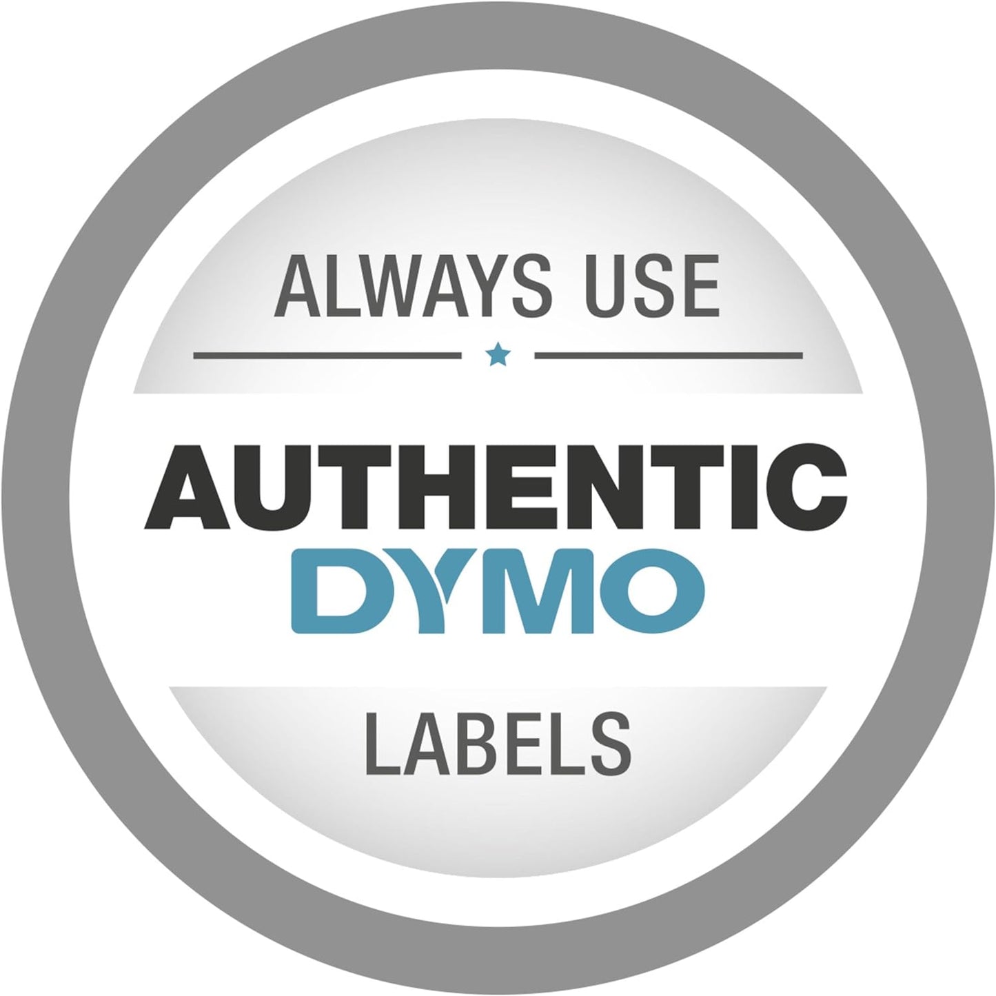 DYMO Rhino Industrial Vinyl Labels | 12 mm x 5.5 m Roll | Black Print on White | Self-Adhesive | for Rhino & LabelManager Label Makers