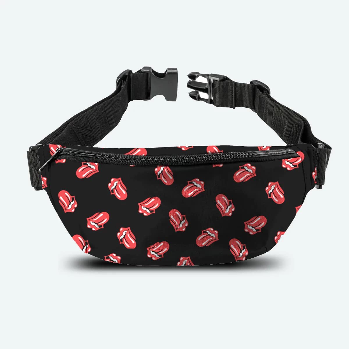Rocksax The Rolling Stones Bum Bag Tongue All Over Print
