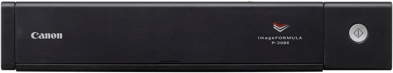 Canon imageFORMULA P-215II Portable Scanner, Mobile, Duplex, Double sided Scanning, Home Scanner, USB, Windows and Mac, Automatic document feeder