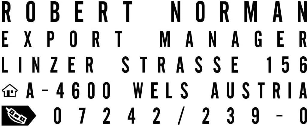 Trodat Printy 4913 Typomatic Selbersetzen for Maximum 5 Lines of Text, Sky Blue