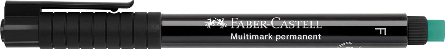 Faber Castell Multi Mark Point Permanent Ink Black Permanent CD/DVD Marker Pens – Pack of 10