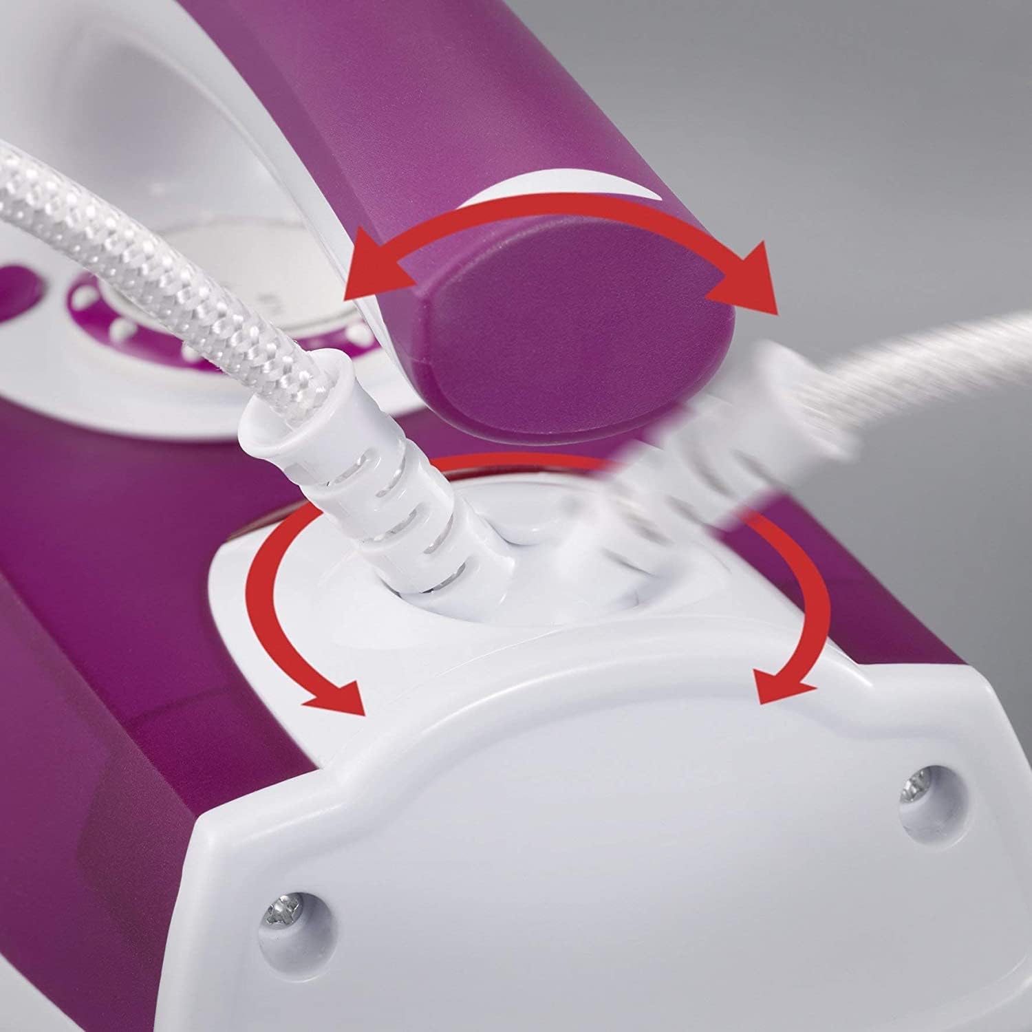Severin Iron, 2400 Watt, White/Purple
