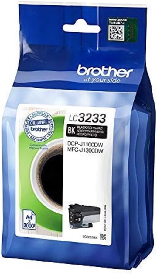 Brother Black High Yield Ink Cartridge LC3233BK