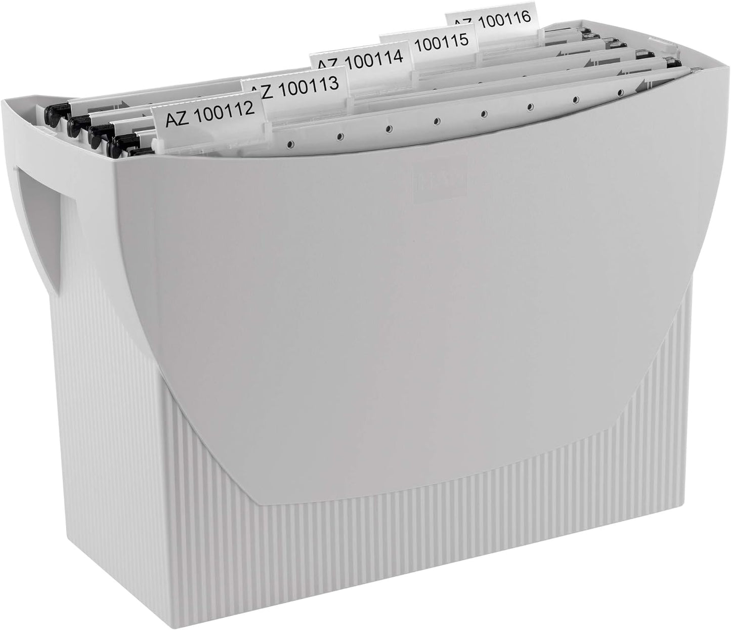 HAN 1900-11, SWING Suspension file box. The mobile office. Innovative design for 20 suspension files, integrated holder, light-grey