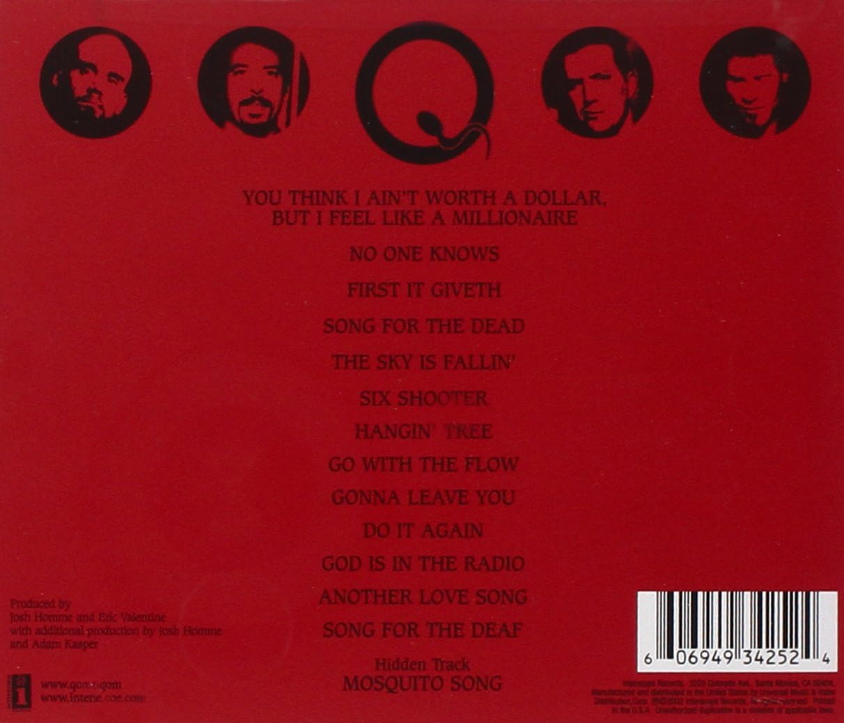 Songs for the Deaf Explicit Lyrics