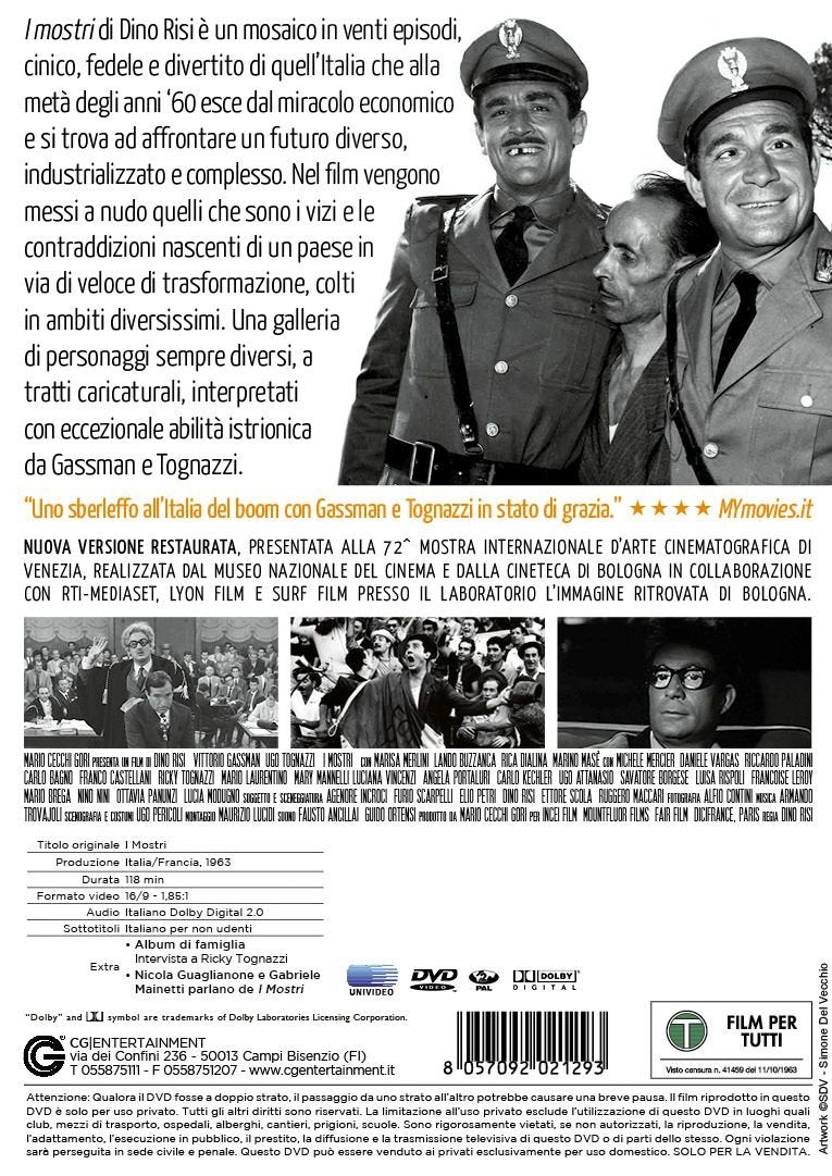 Dvd - Mostri (I) (Versione Restaurata) (1 DVD
