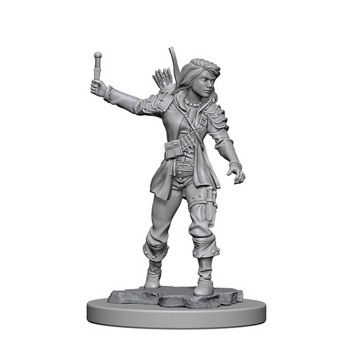 Pathfinder Deep Cuts Unpainted Miniatures: Human Female Rogue