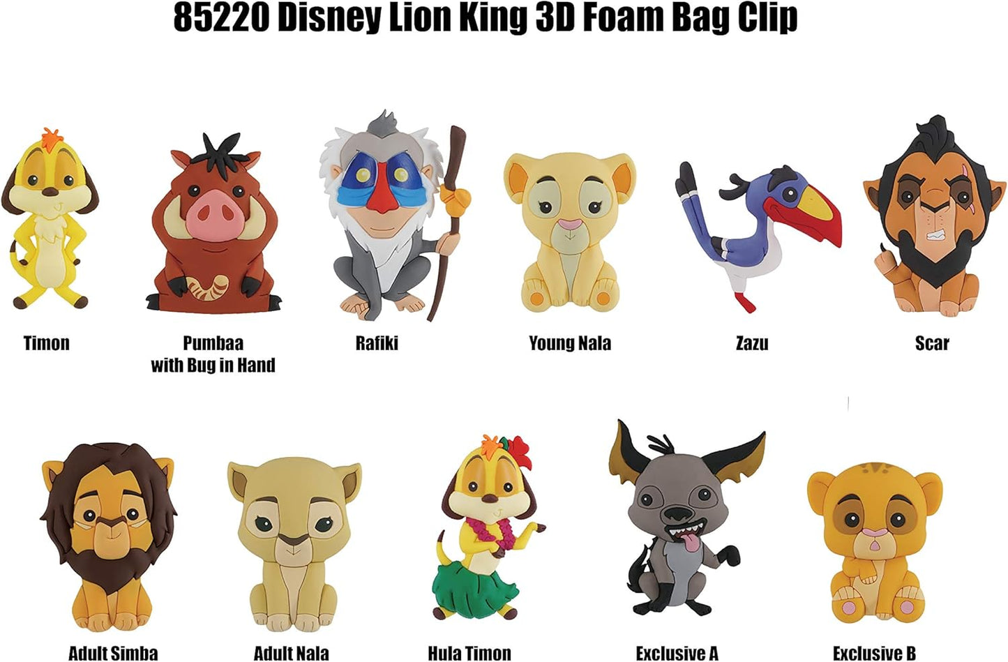 ClickDistribution UK Lion King 3D Collectable Keychain