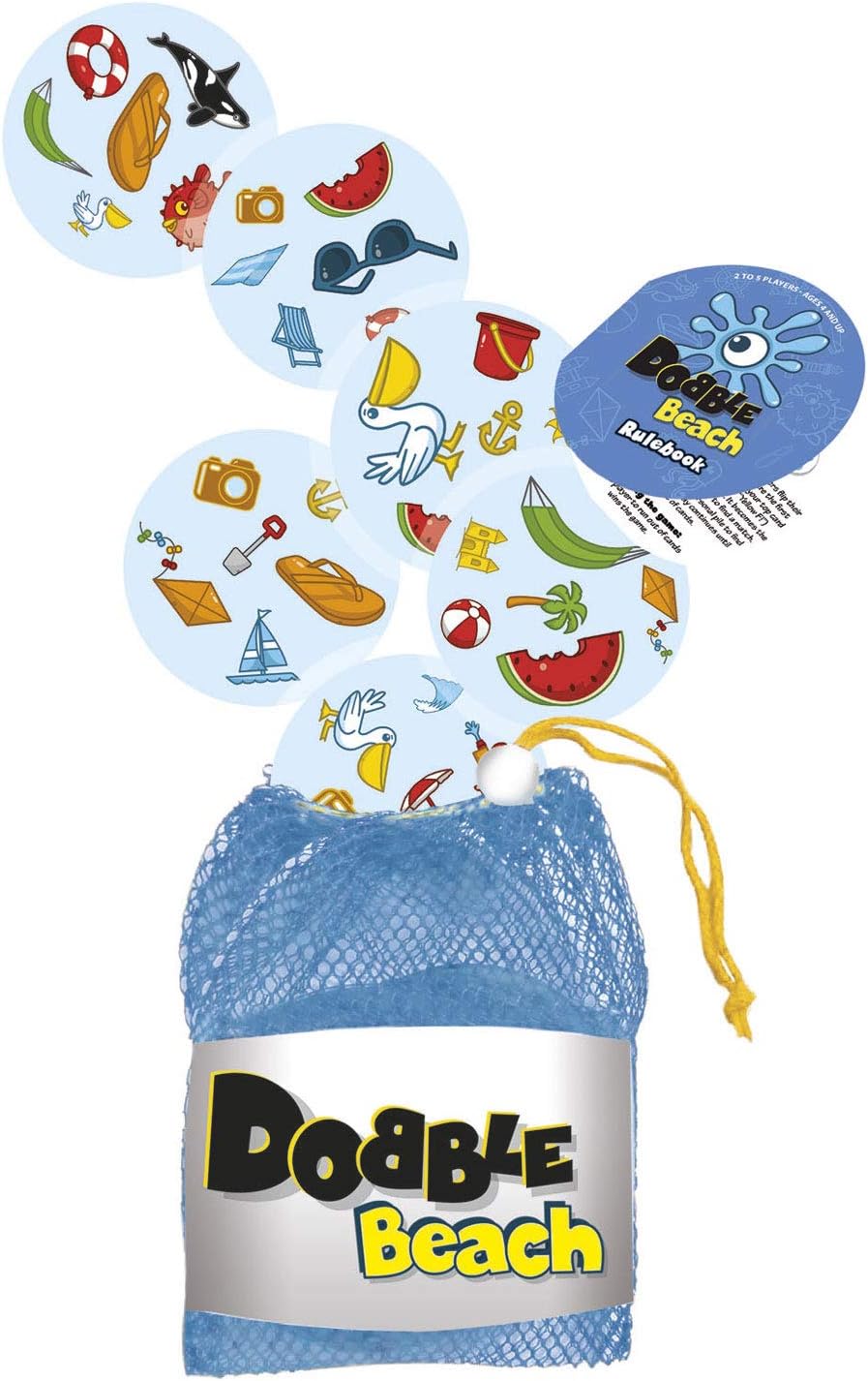 Beach Dobble card game 32-piece