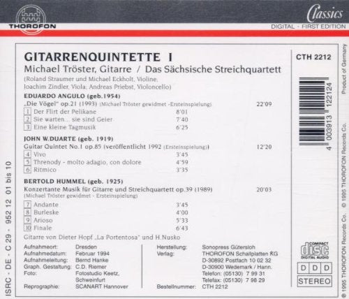 Die Vogel / Guitar Quintet