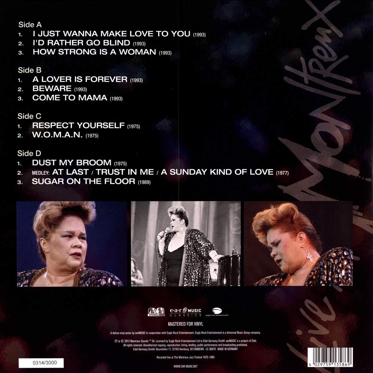 Etta James - Live At Montreux (Limited 2LP+CD