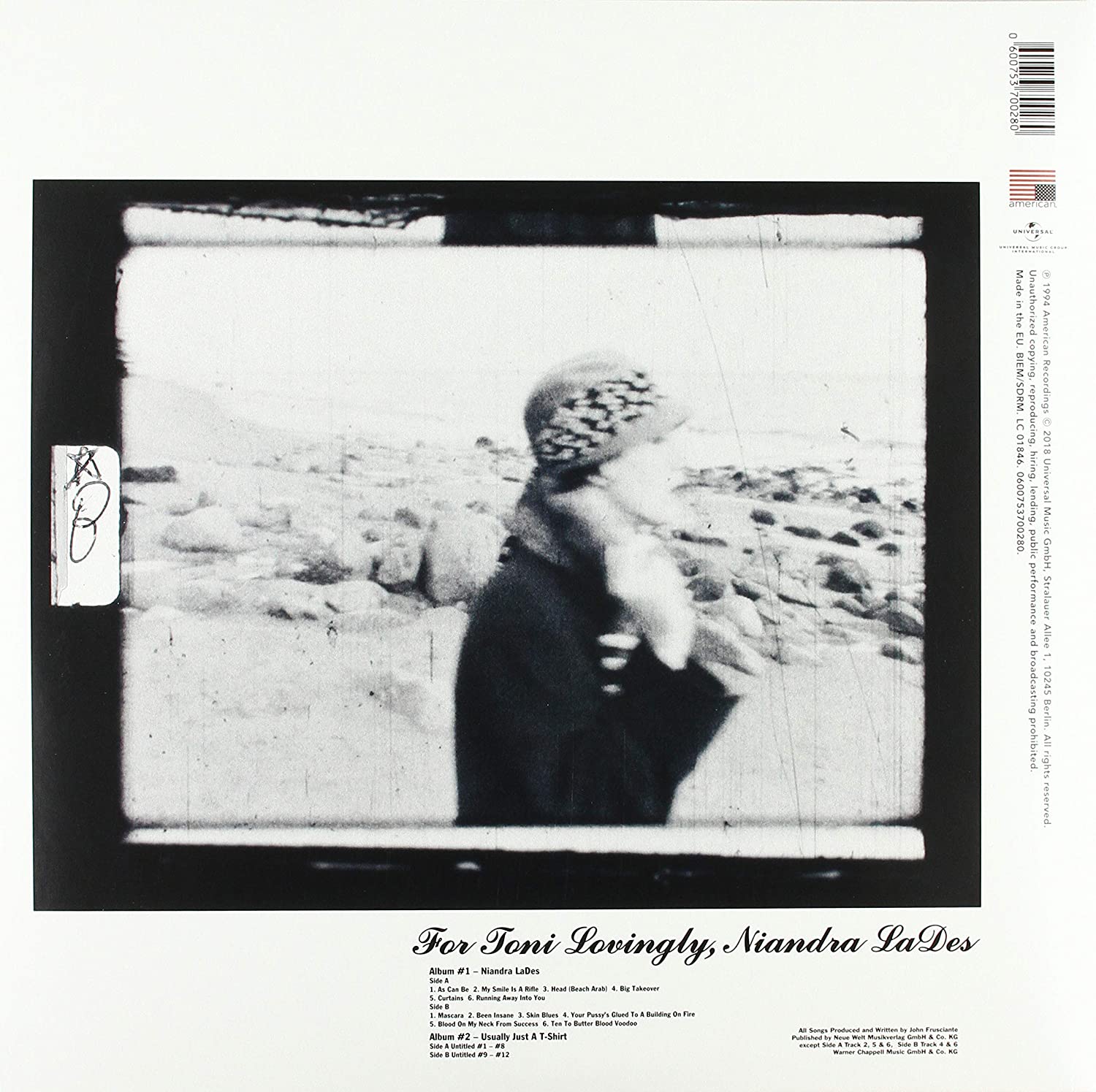 Niandra Lades & Usually Just a T-Shirt/Color Vinyl