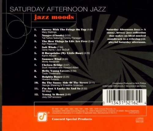 Jazz Moods: Saturday Afternoon Jazz