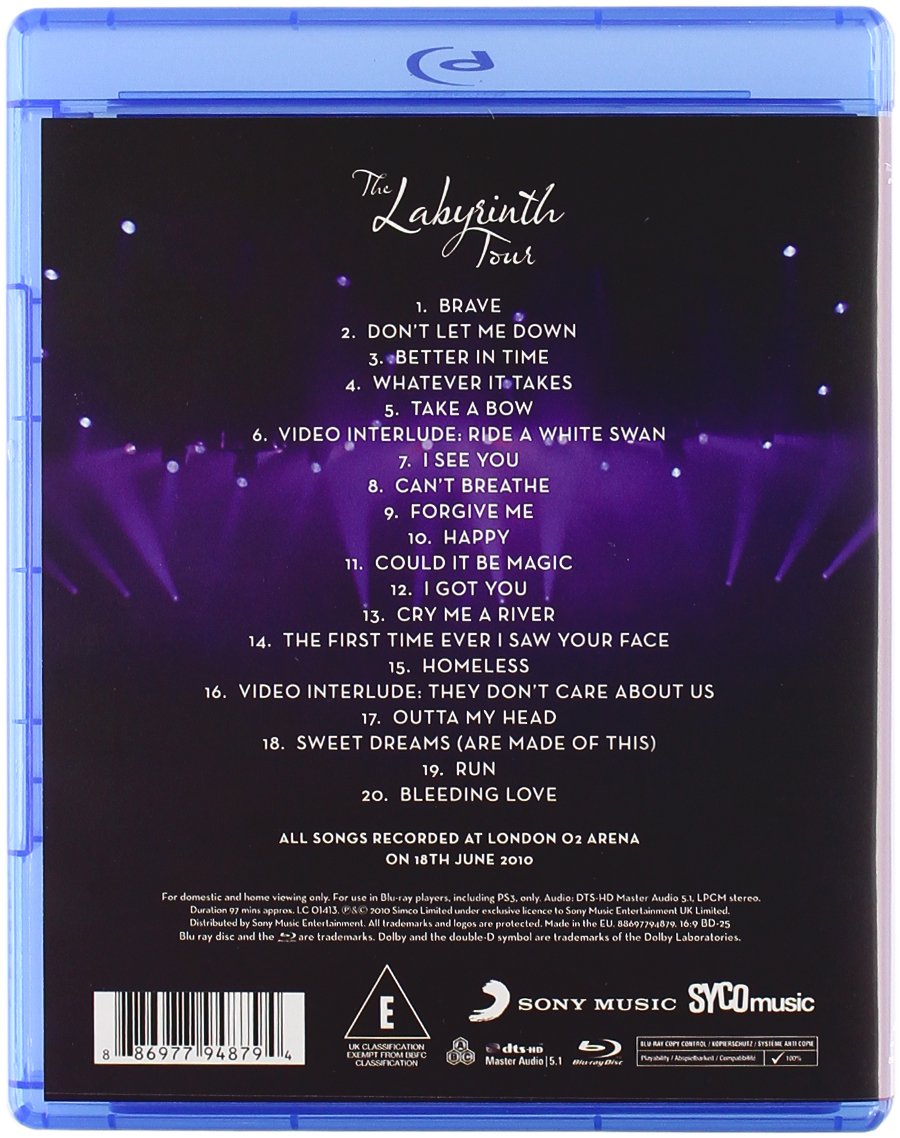 LEONA LEWIS THE LABYRINTH TOUR LIVE AT THE O2 (1 Blu-ray
