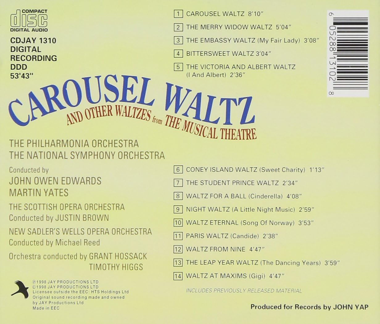 Carousel Waltz And Other Waltzes From The Musicals