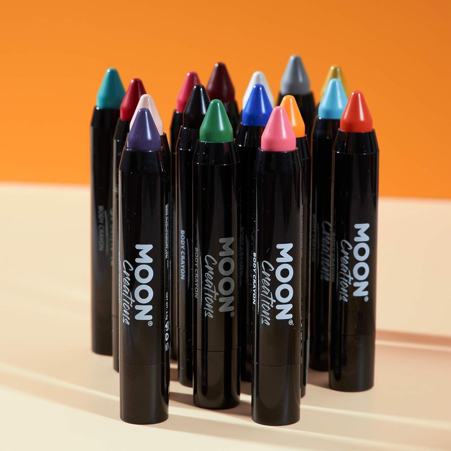 Smiffys Moon Creations Body Crayons, Brown