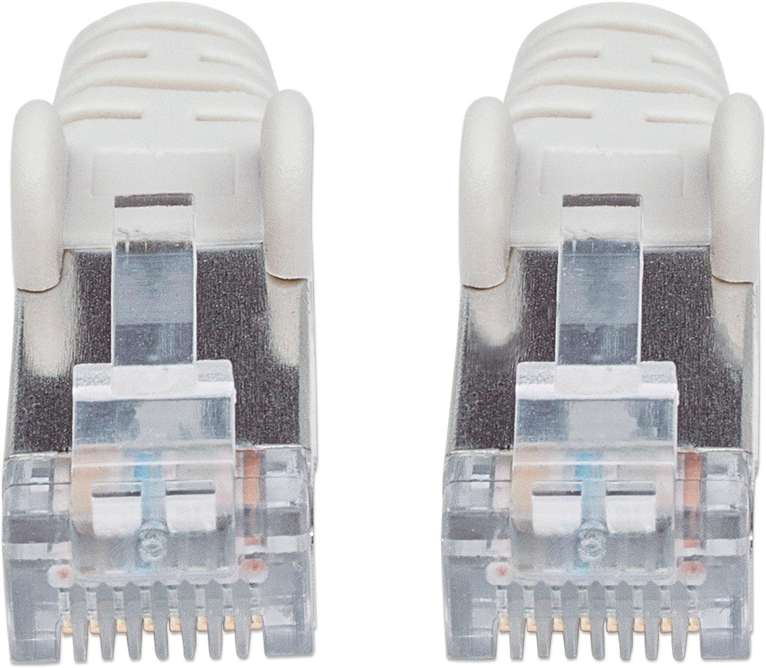 Intellinet Network Patch Cable, Cat6, 2m, Grey, Copper, S/FTP, LSOH / LSZH, PVC, RJ45, Gold Plated Contacts, Snagless, Booted, Polybag 2 m Cat6, S/FTP, Copper, LSOH Grey