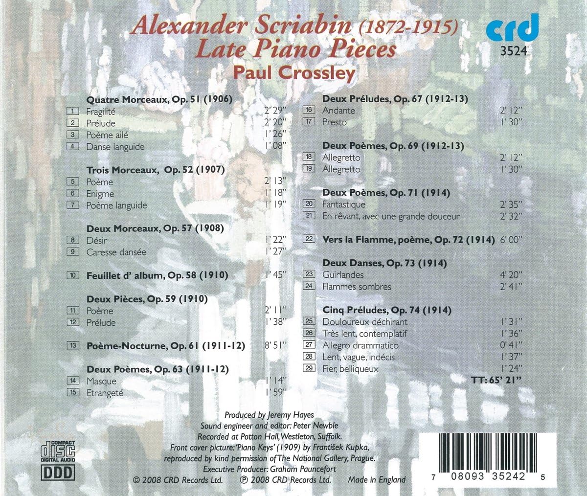 Late Piano Pieces