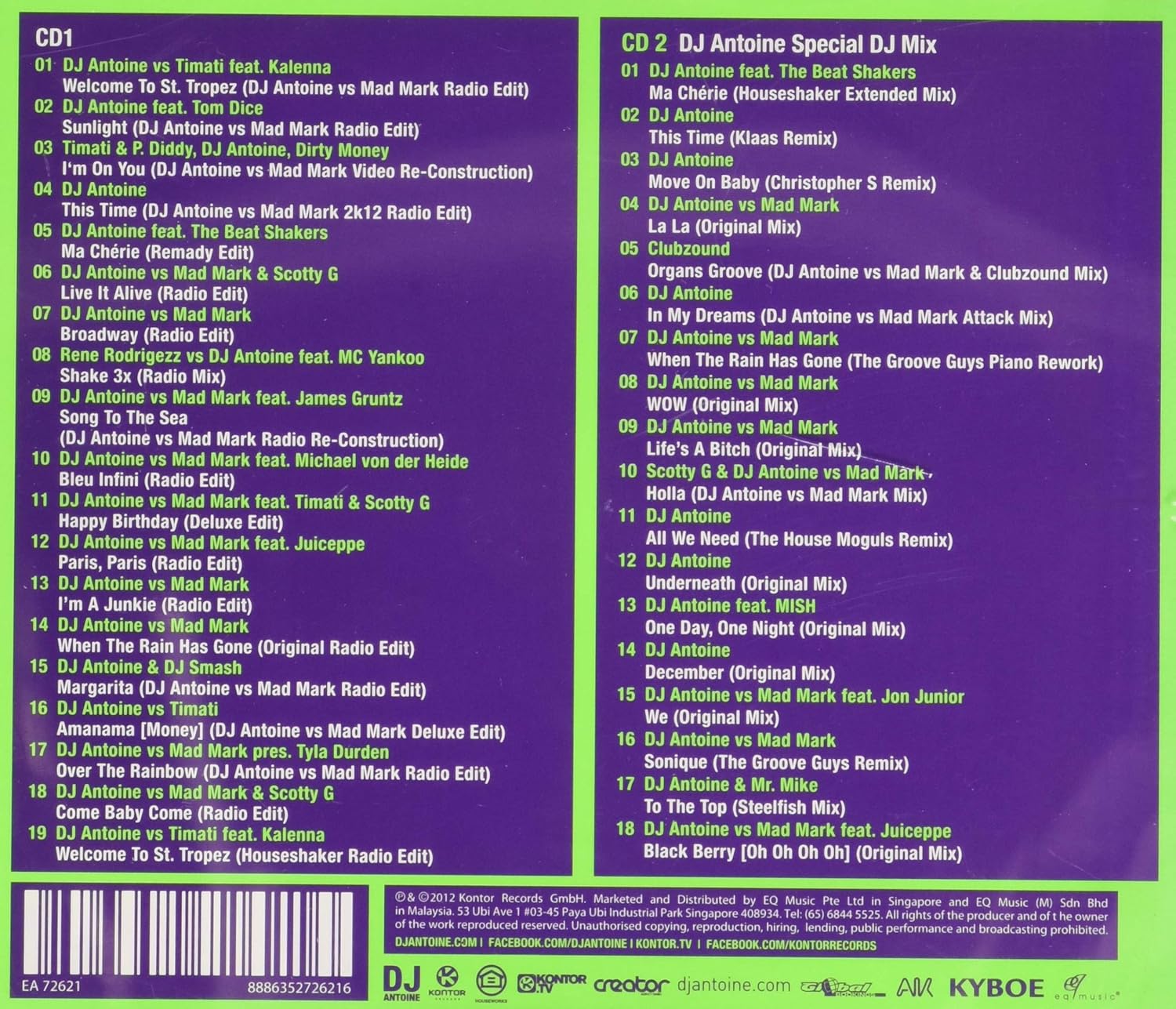 Welcome To Dj Antoine (2 Cd)