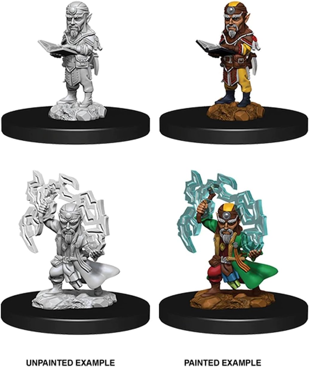 Pathfinder Deep Cuts Unpainted Miniatures - Male Gnome Sorcerer