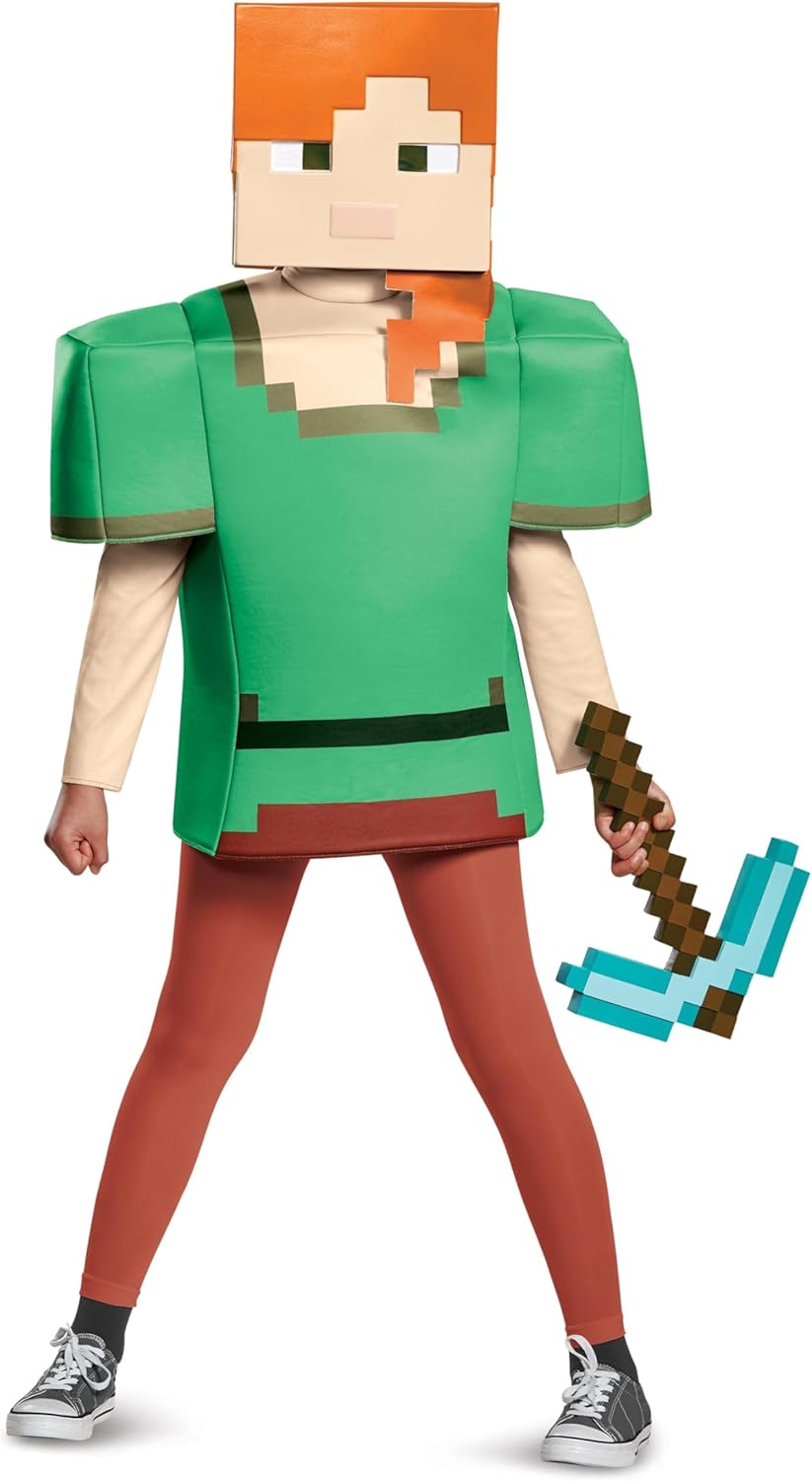 Disguise Minecraft Pickaxe Costume Accessory, One Size, for 48 months to 144 months 1 Count (Pack of 1) Blue