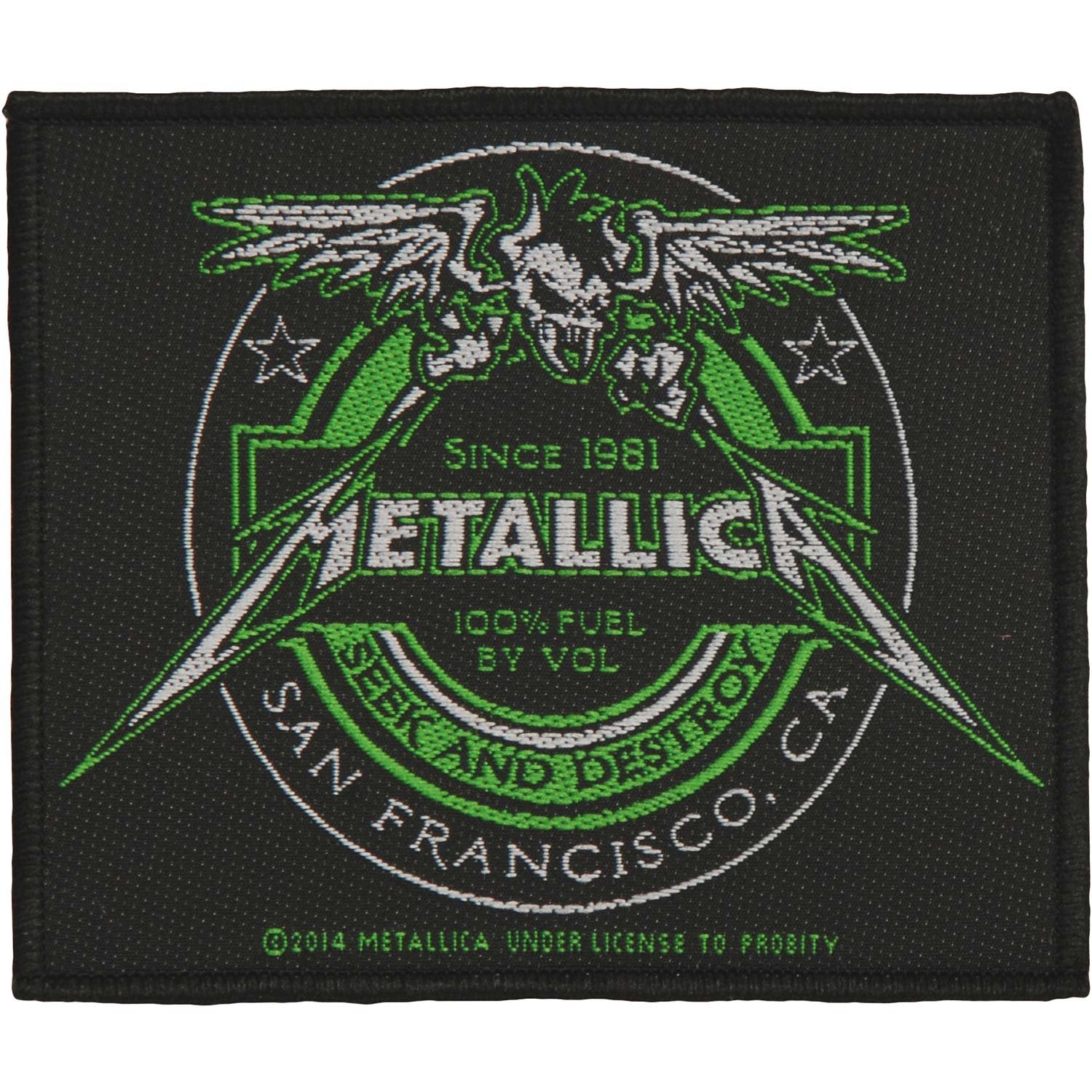 Metallica - Beer Label - Aufnäher / Patch