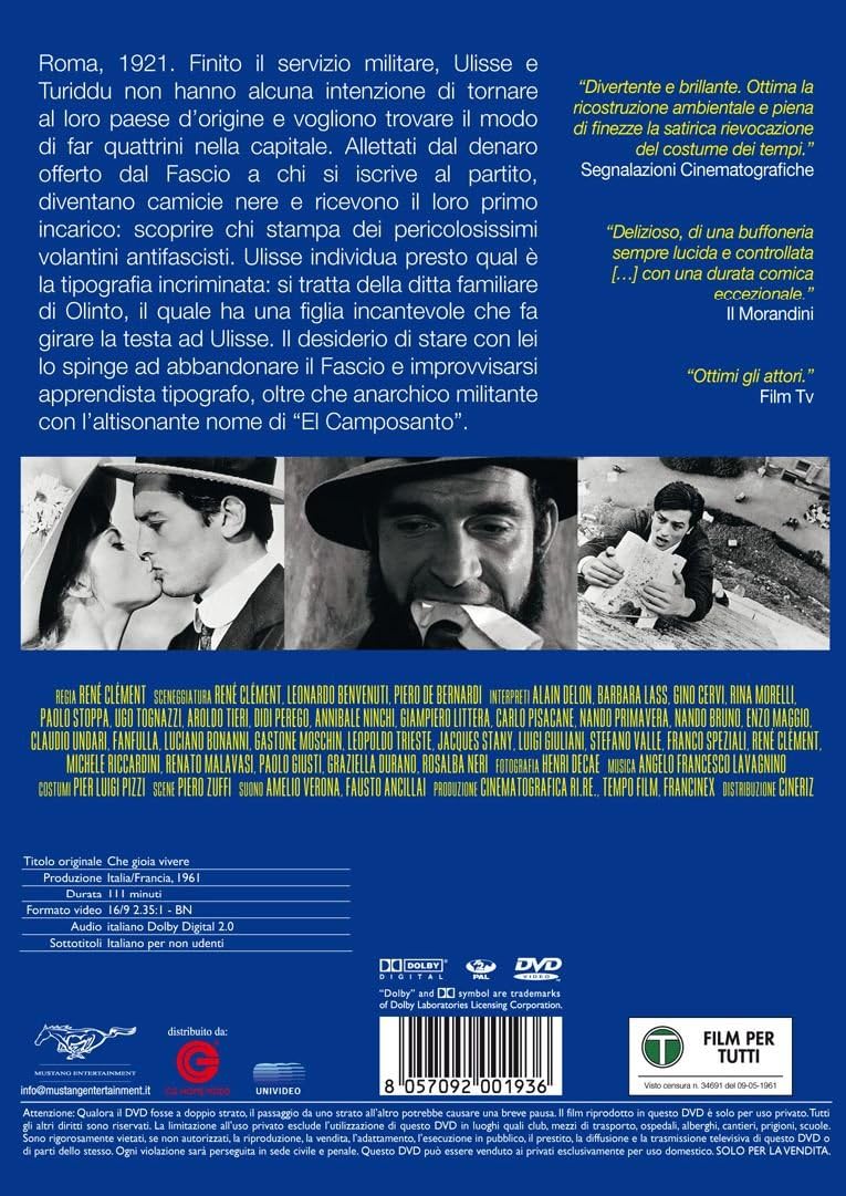 che gioia vivere DVD Italian Import