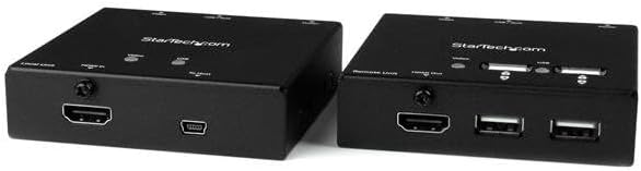 StarTech.com Extendeur HDMI sur Cat6 à 50 m avec hub USB 2.0 à 4 ports - 1080p (ST121USBHD