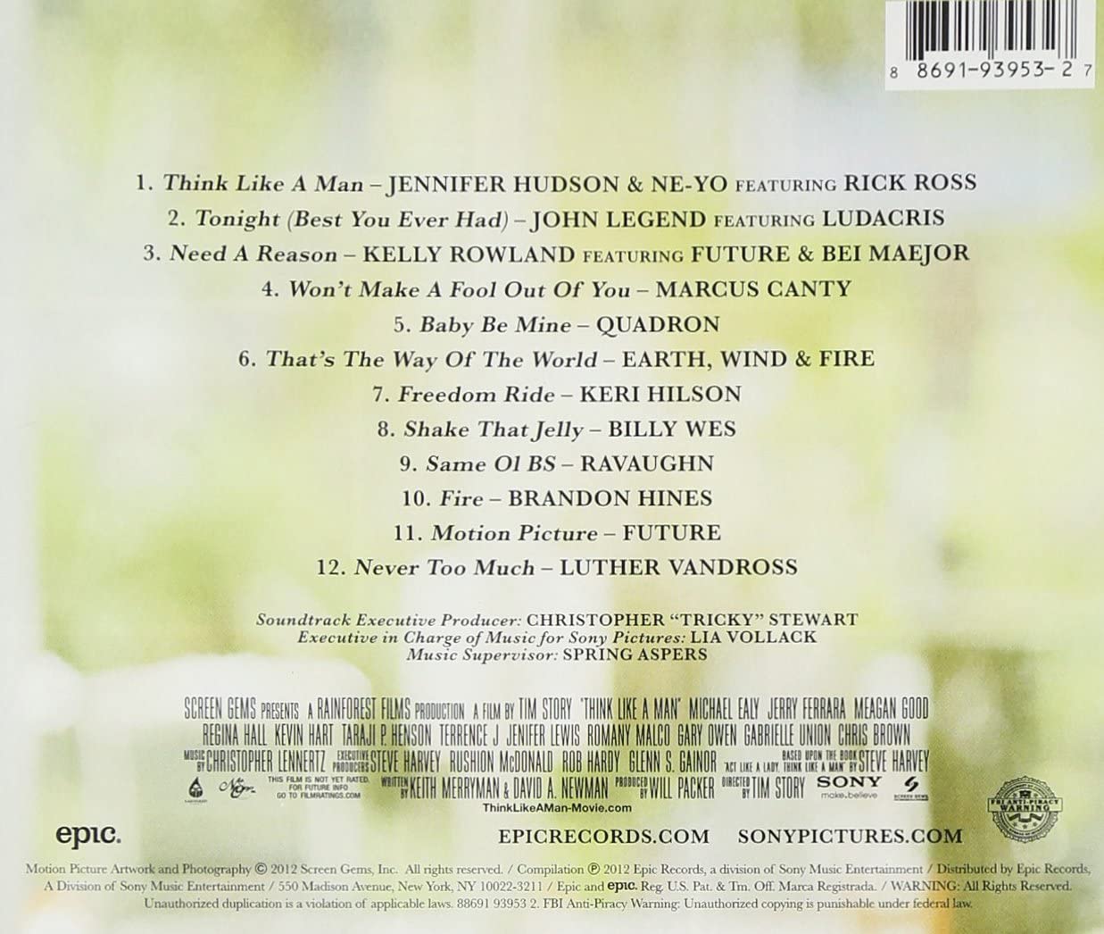 Think Like A Man-Ost