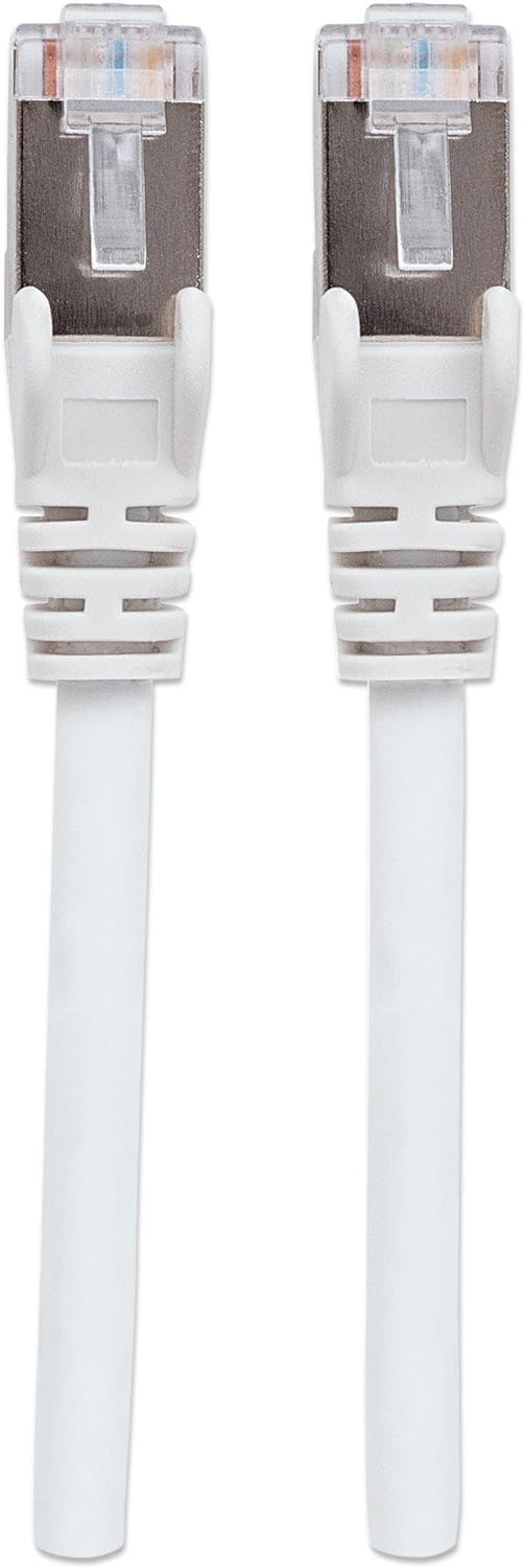 INTELLINET PATCHKABEL RJ45 S/FTP CAT6 10M LSOH HEBELS. WEISS