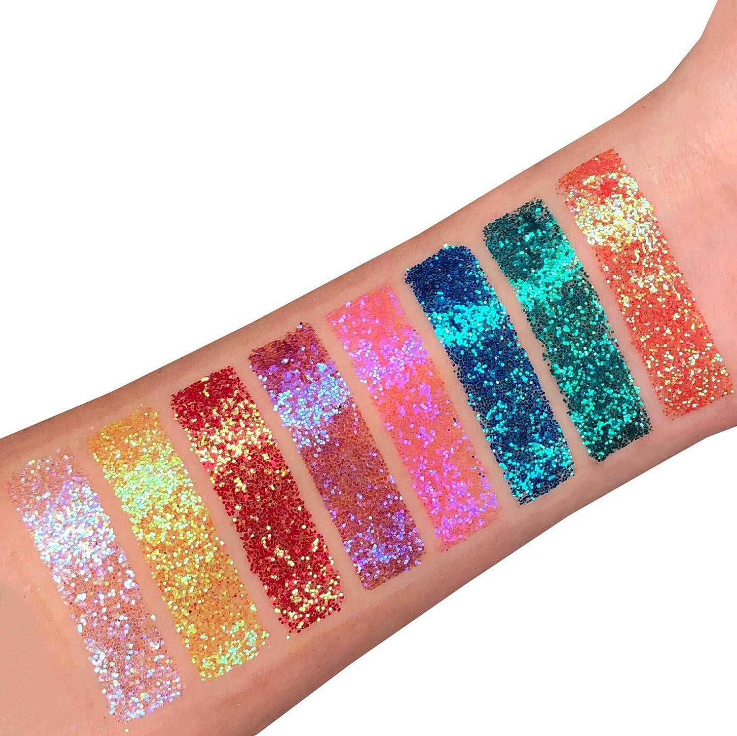 Smiffys Moon Glitter Iridescent Glitter Shakers, Yellow