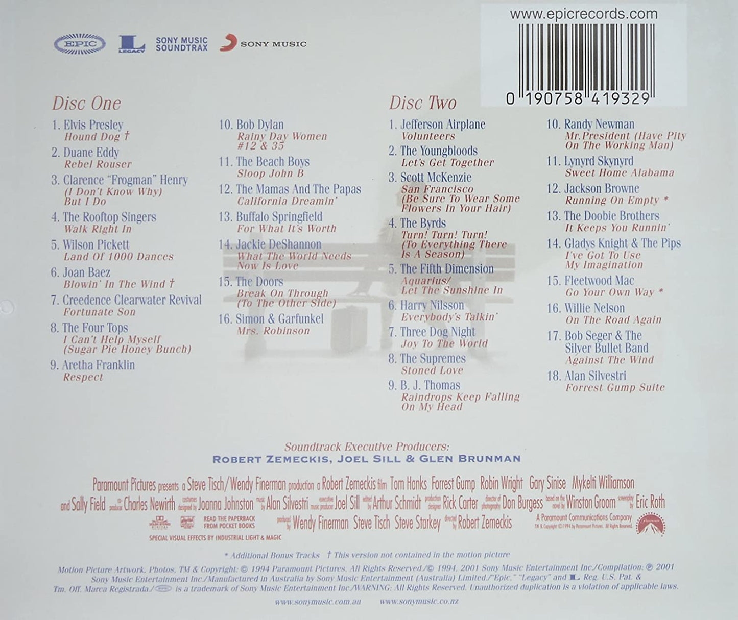 Forrest Gump (Original Soundtrack)