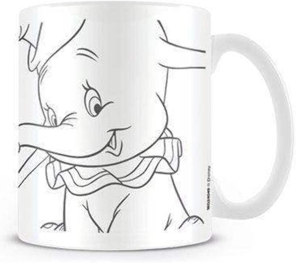 Dumbo Line Tasse Standard, Mehrfarbig, 1 Stück (1er Pack