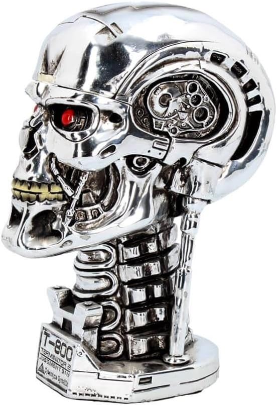 Nemesis Now B1427D5 Terminator Head Box 18cm Silver,21cm