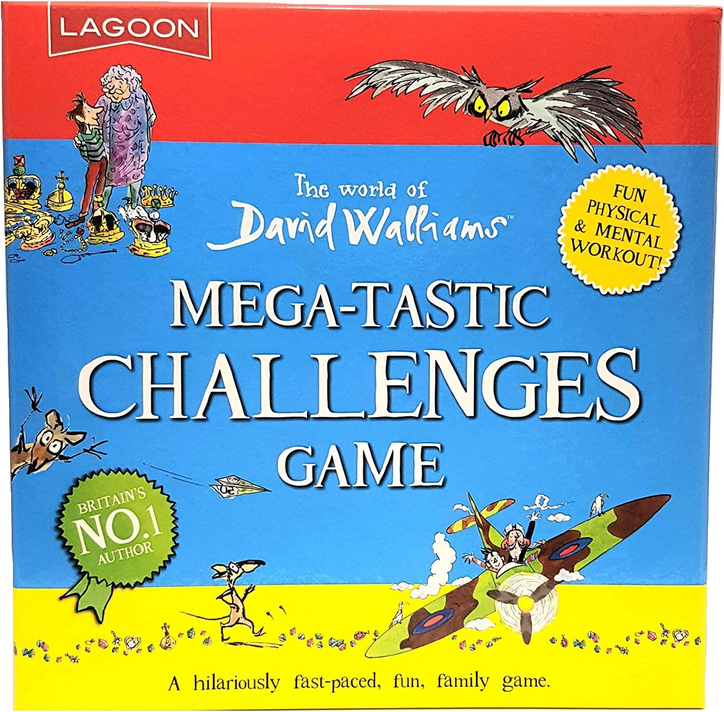 Lagoon Group David Walliams Megatastic Challenges & David Walliams Gangsta Granny's Cheat Card Game