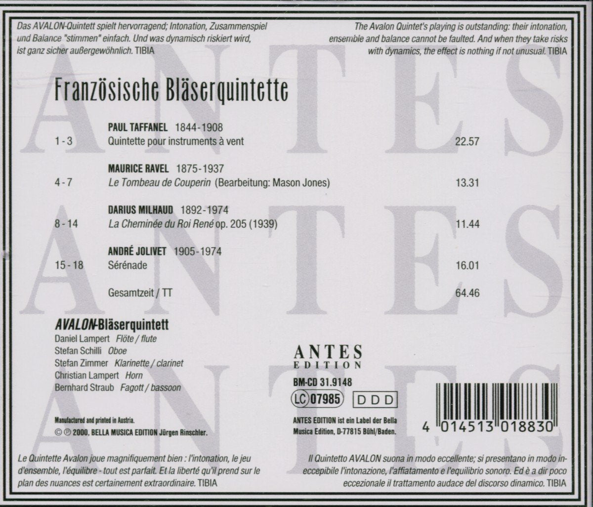 French Woodwind Quintets