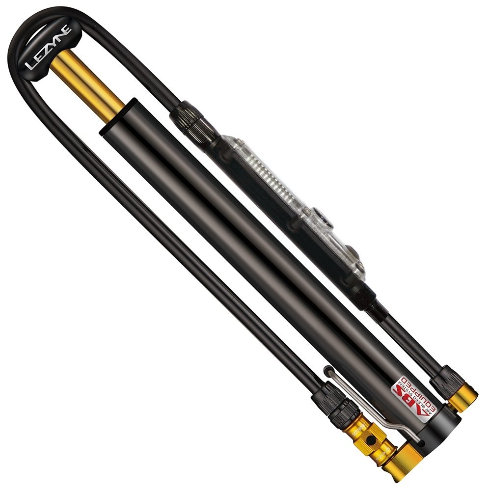 LEZYNE Digital Micro Floor Drive HVG Bicycle Hand Pump, High Volume 90psi, Digital Gauge, Compact Bike Pump
