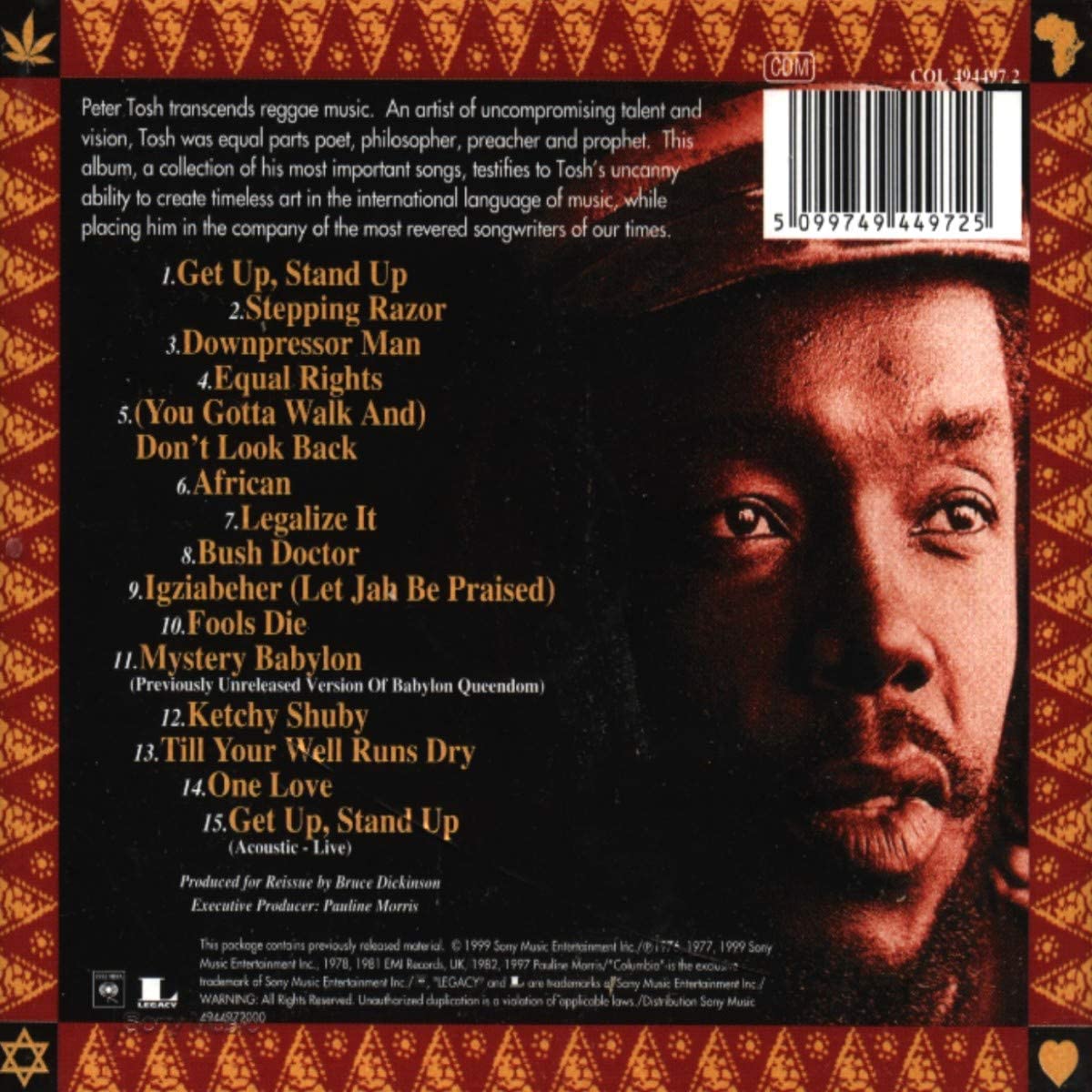 Scrolls of the Prophet: The Best of Peter Tosh