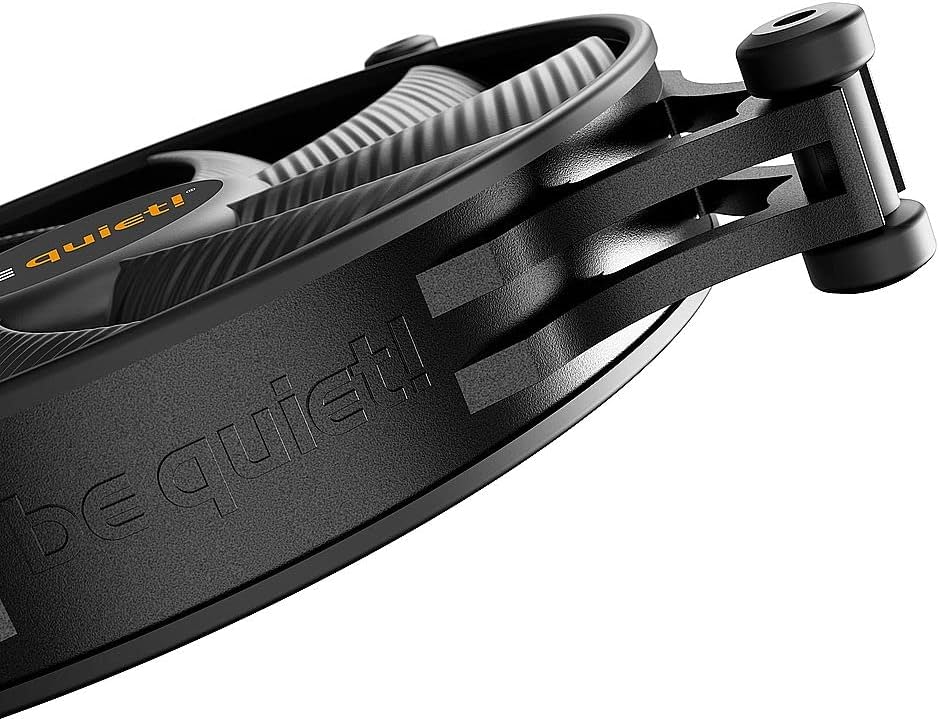 be quiet! Shadow Wings 2 140mm PWM Lüfter, hohe Höchstgeschwindigkeit, niedrige Mindestdrehzahl, optimierter Lüfterrahmen, außergewöhnlich hoher Luftdruck, sehr leiser Betrieb, Rifle-Lager, BL087